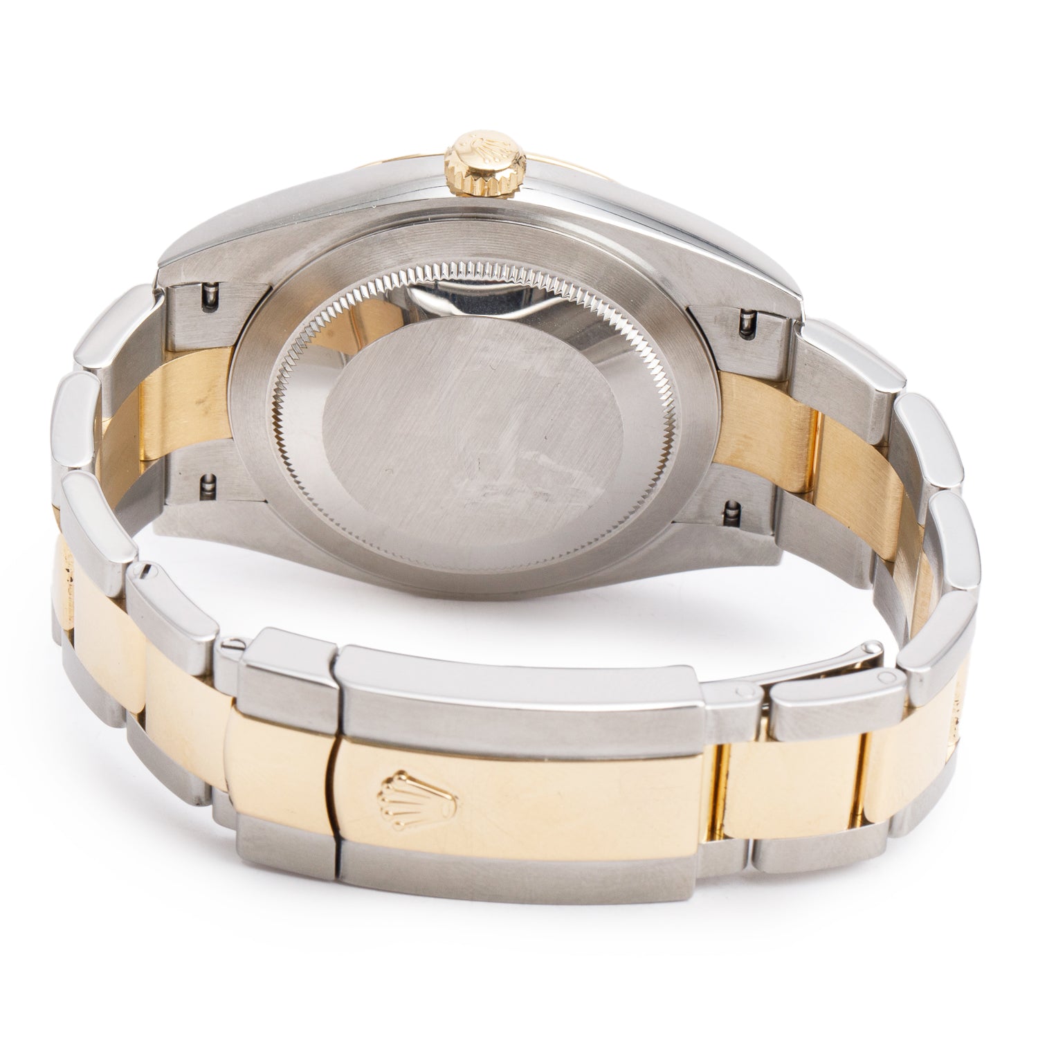 Rolex Stainless Steel & 18k Yellow Gold Datejust 41 MM Automatic Watch Black Dial 126333 w/ Box & Papers