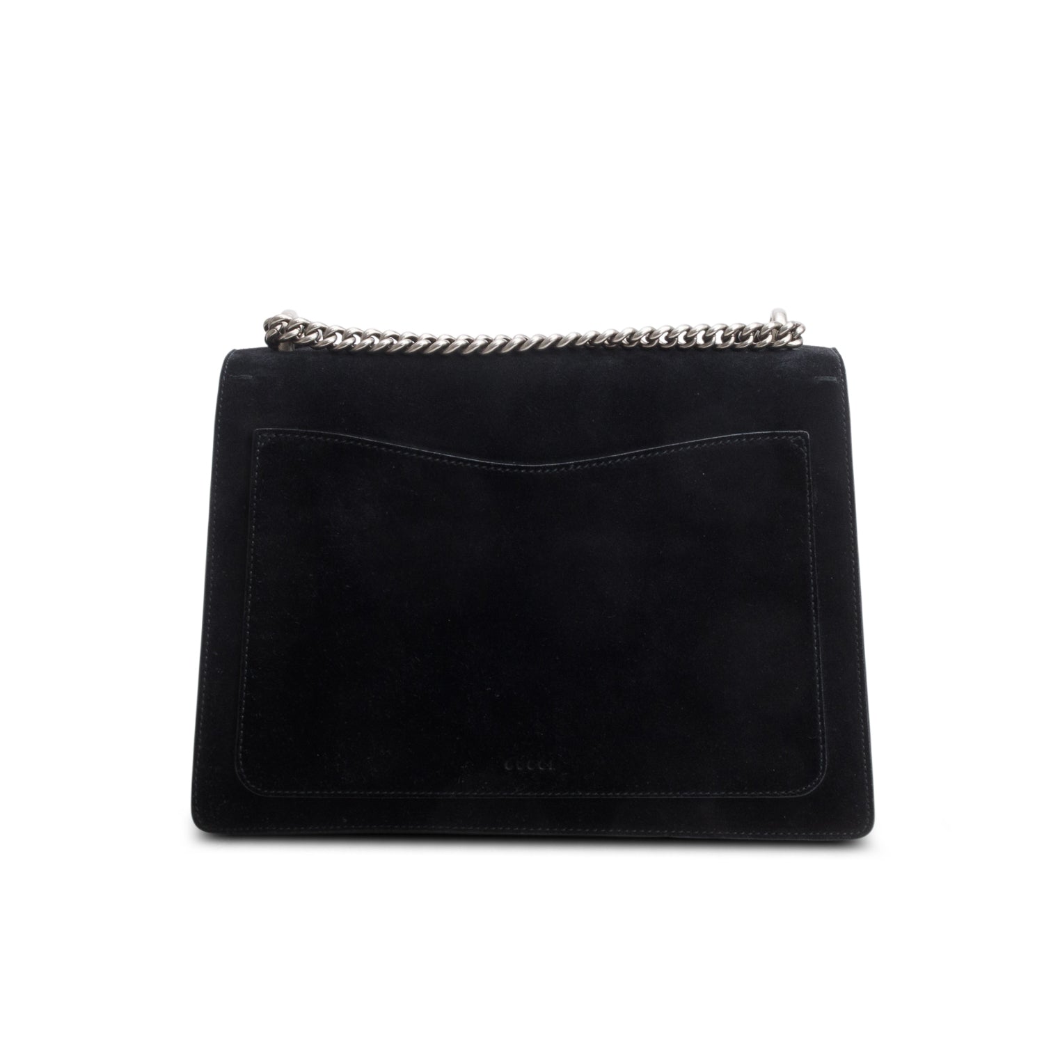 Gucci Black Suede Dionysus Medium Shoulder Bag