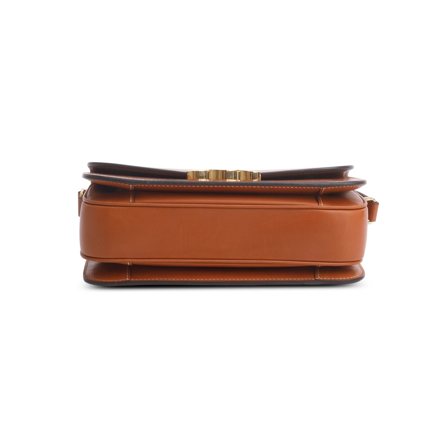 Celine 2023 Tan Natural Calfskin Medium Triomphe