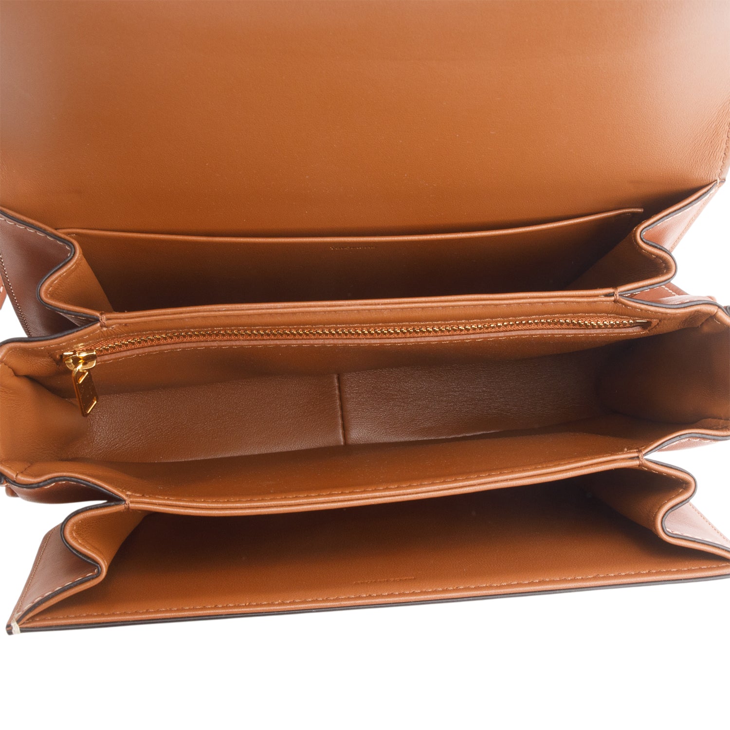 Celine 2023 Tan Natural Calfskin Medium Triomphe