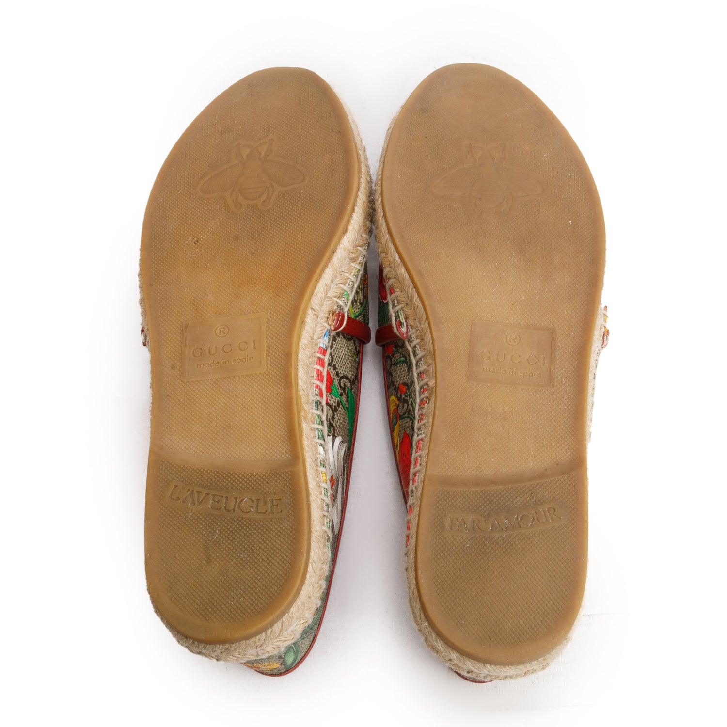 Gucci GG Supreme Flora Monogram Tian Espadrilles, Size 38 w/ Box