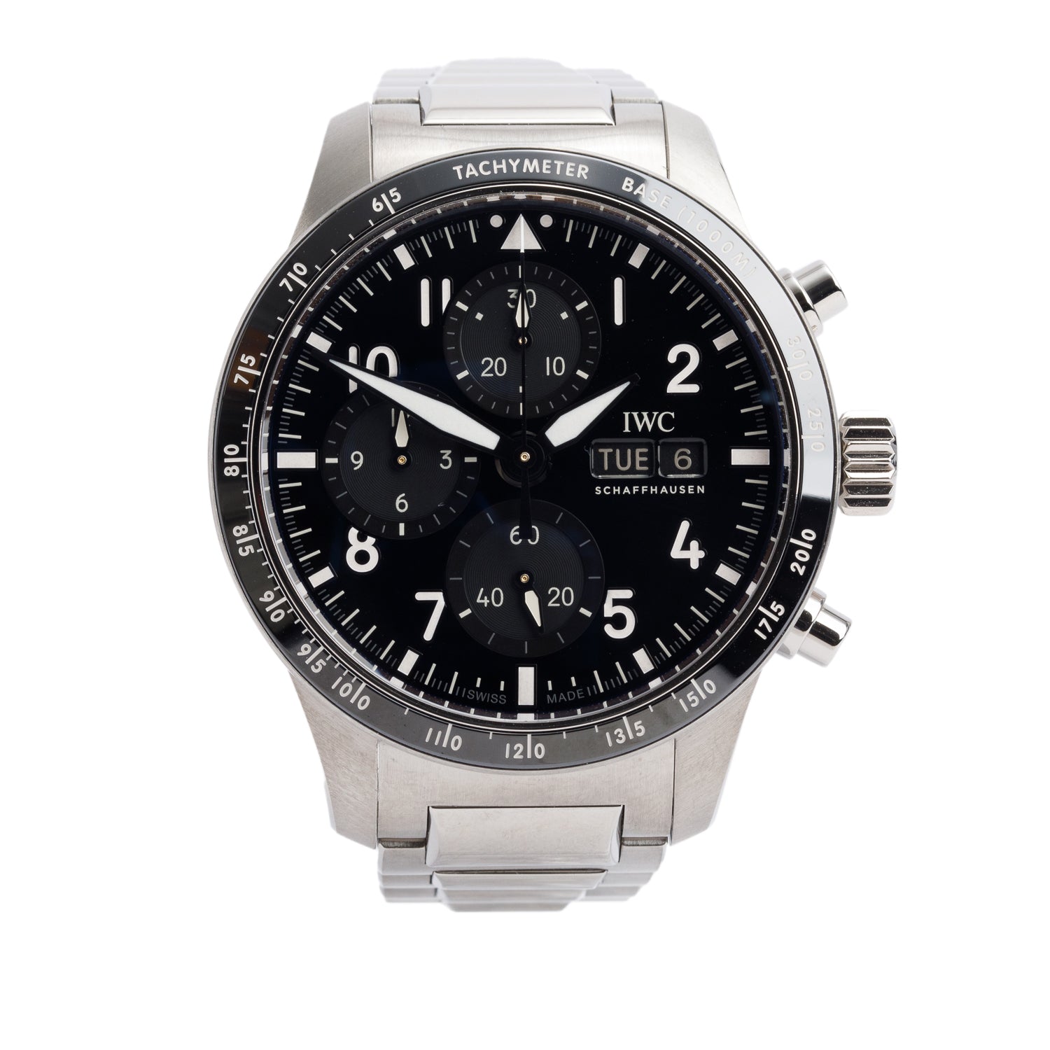 IWC 2025 Mercedes AMG Titanium Pilot Performance 41 MM Chronograph