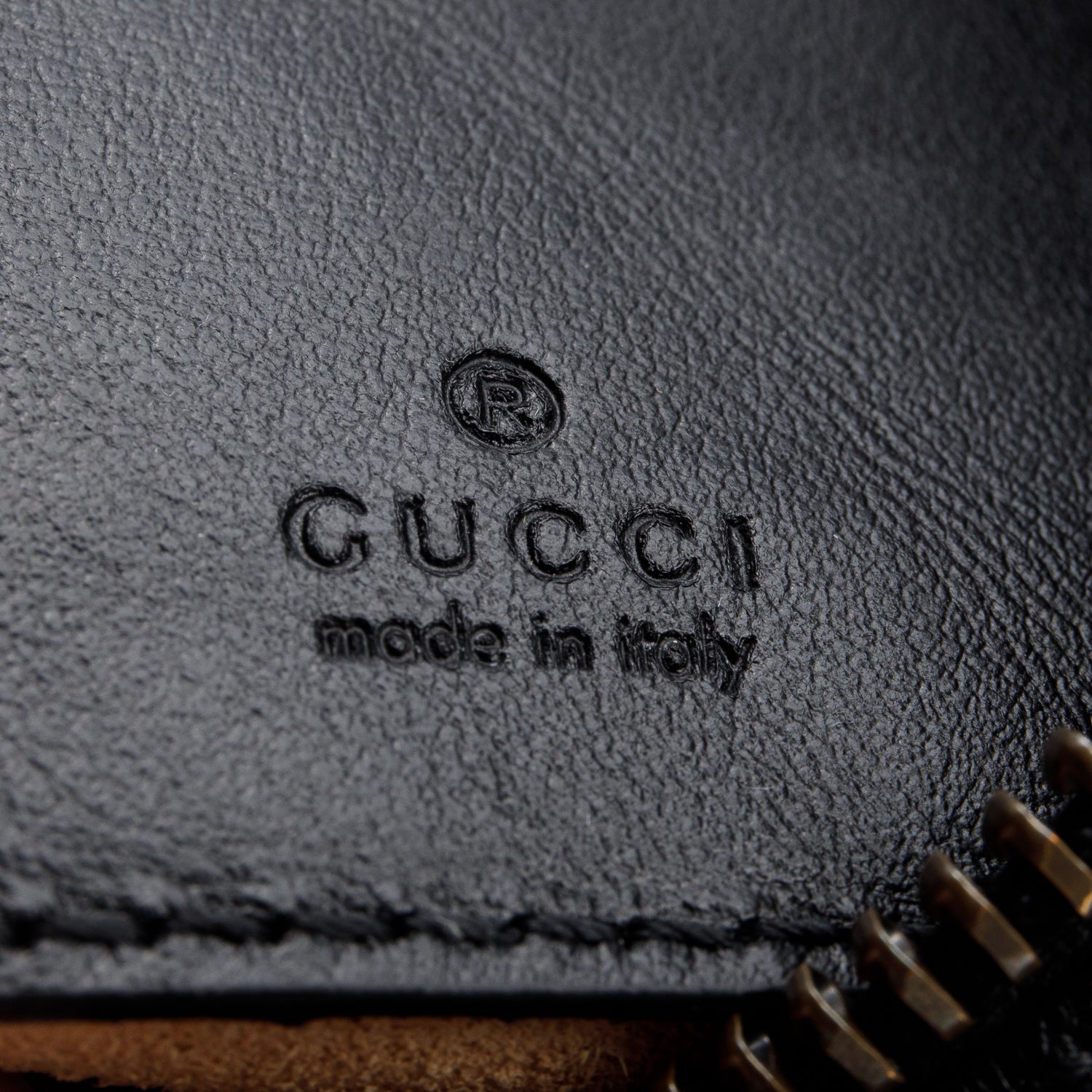 Gucci Black Calfskin Matelasse Chevron Mini GG Marmont Half Moon Hobo w/ Strap