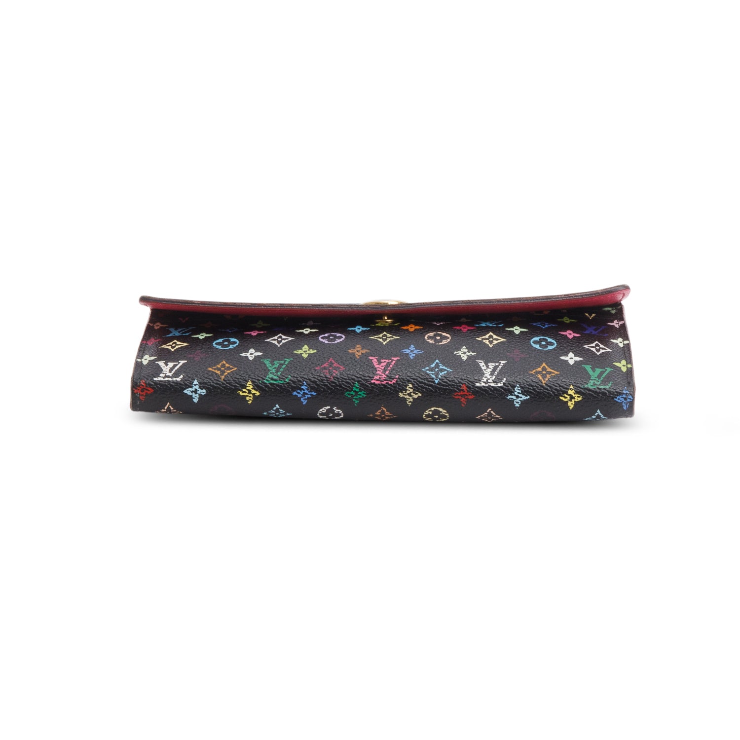 Louis Vuitton Black Monogram Multicolor Sarah Wallet