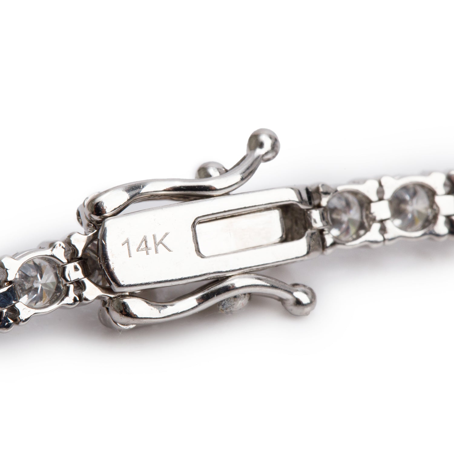 14k White Gold 5.30 tcw. Diamond Tennis Bracelet