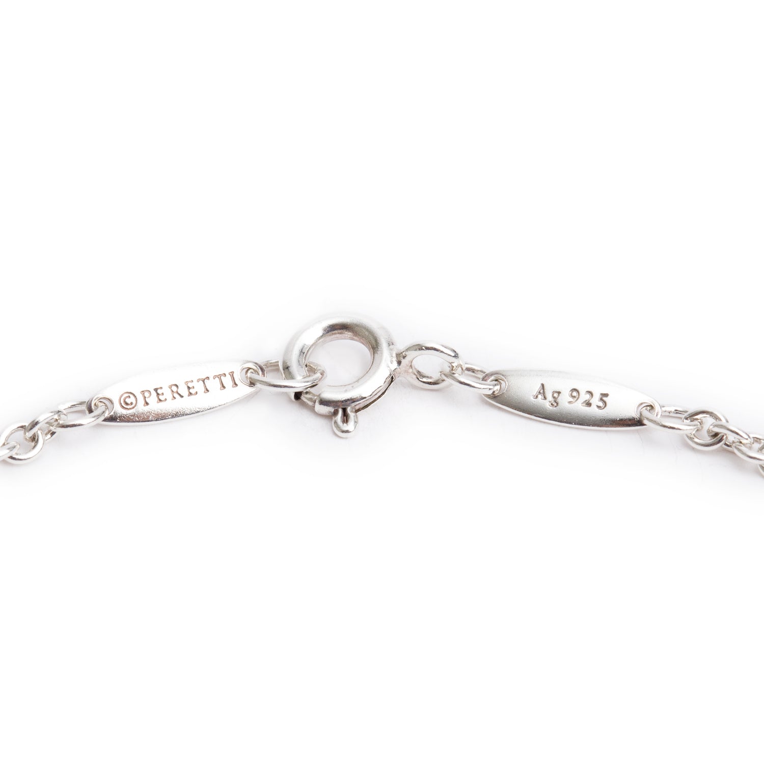 Tiffany & Co. Elsa Peretti Sterling Silver Mini Alphabet Letter "L" Bracelet