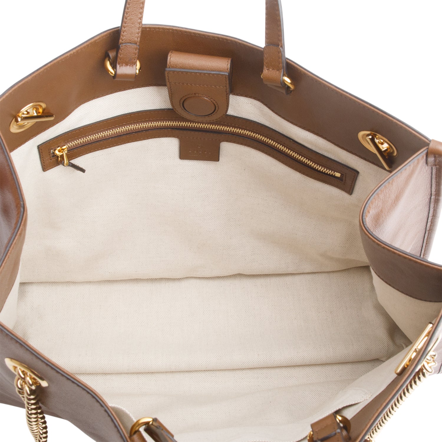 Gucci Brown New Sakai Calfskin Lux Horsebit 1955 Tote Bag