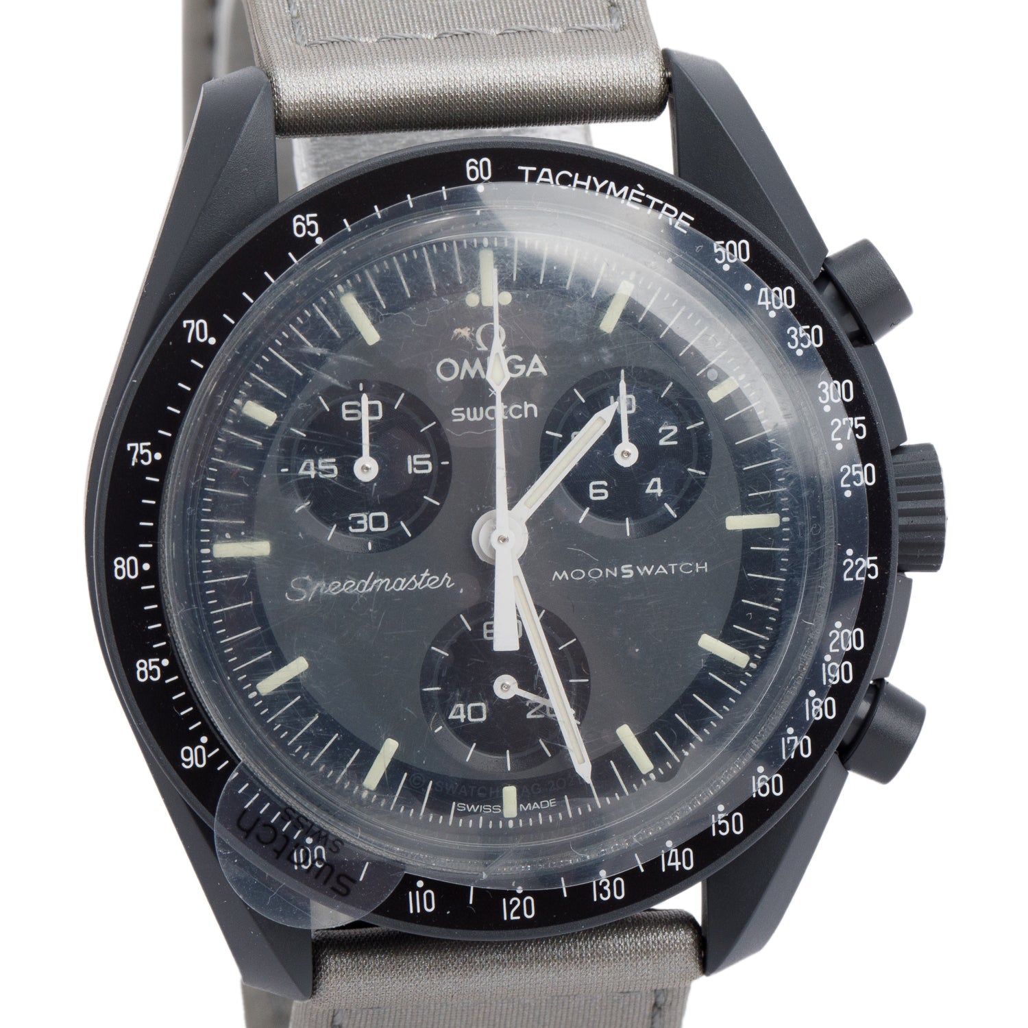 【美品】MoonSwatch Mission to Mercury Omega X Swatch 2025 Bioceramic Mission to Mercury MoonSwatch w