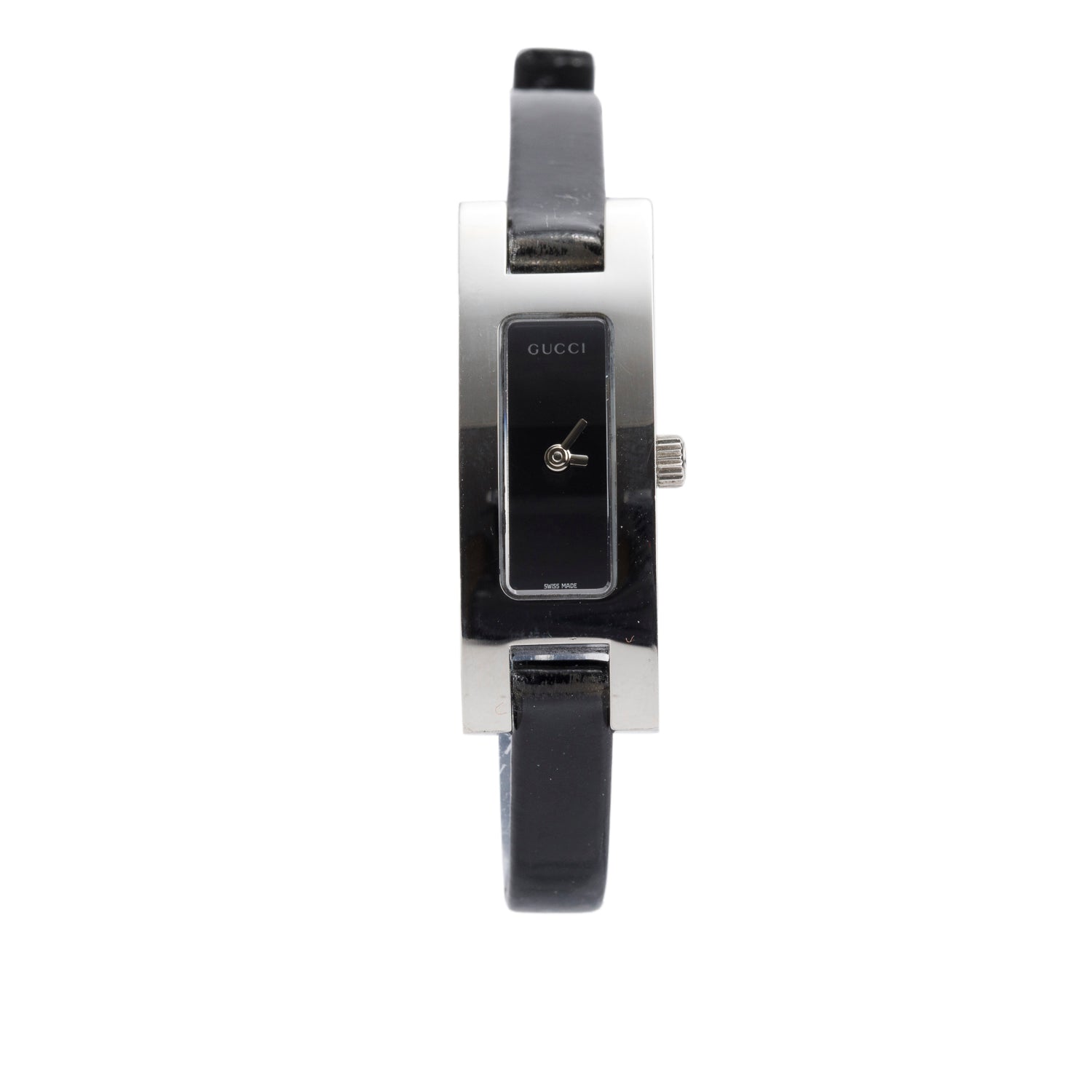 Gucci Stainless Steel 3900 Series Watch Black Dial w/ Box