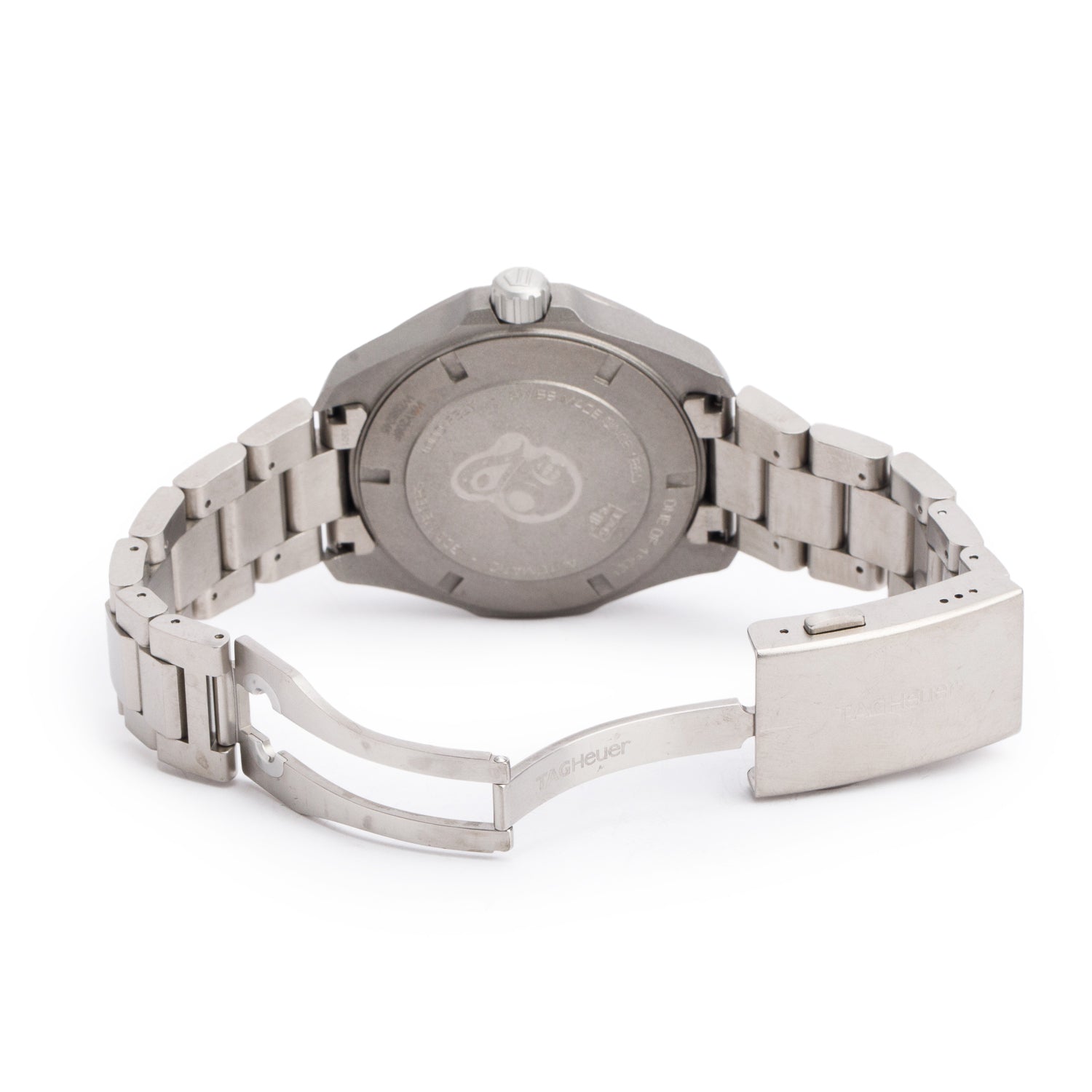 Tag Heuer 2022 Titanium Aquaracer Date X Bamford 43 MM Automatic Watch WAY208F w/ Box & Papers