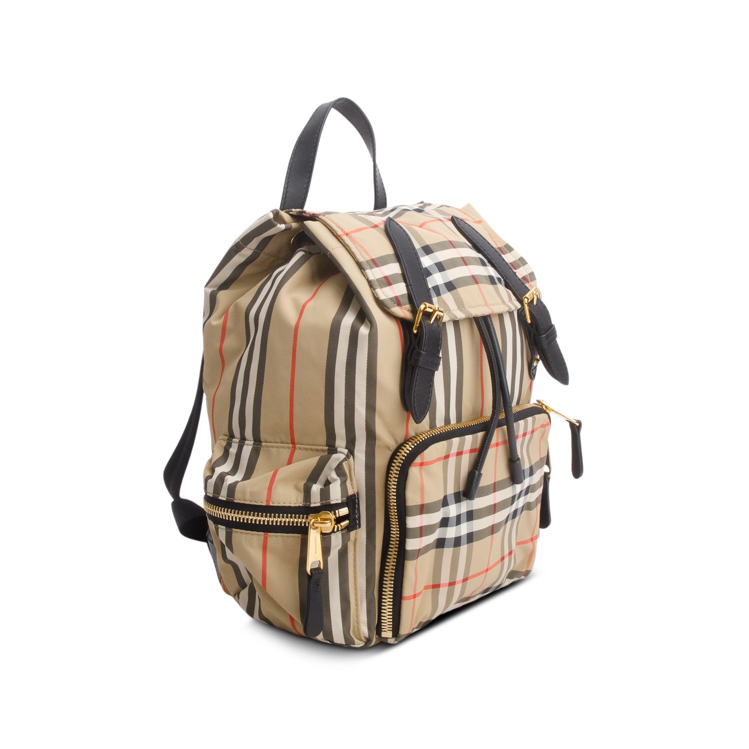 Burberry Check Nylon Rucksack Backpack