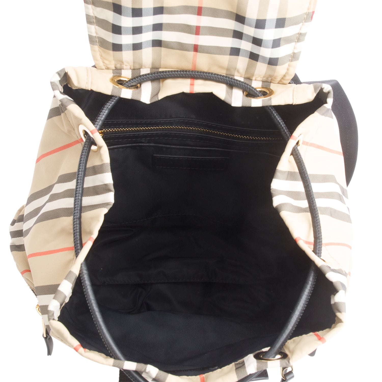 Burberry Check Nylon Rucksack Backpack