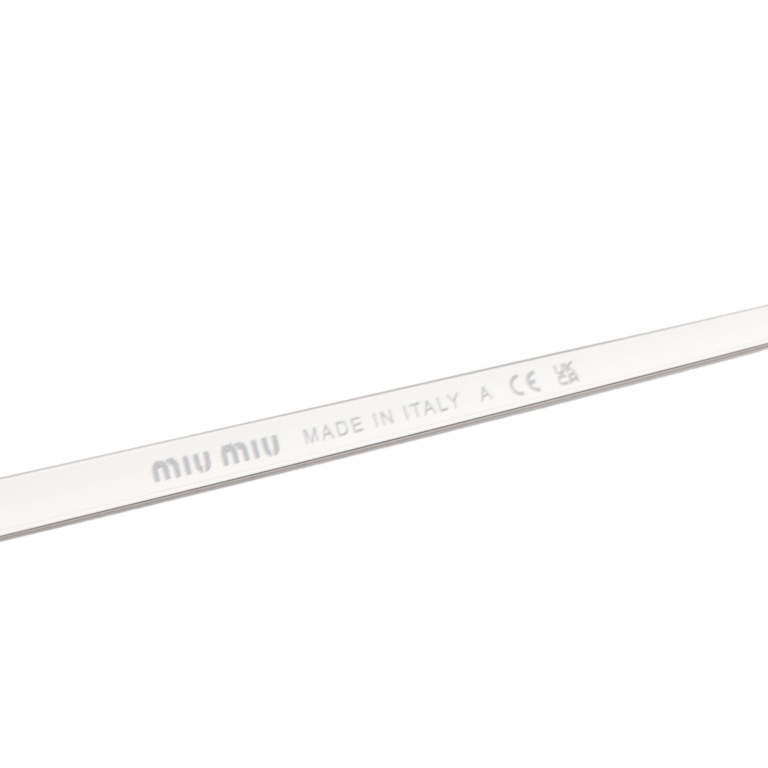 Miu Miu 2024 SMUA50 Silver Nocture Sunglasses w/ Box, Case & Receipt