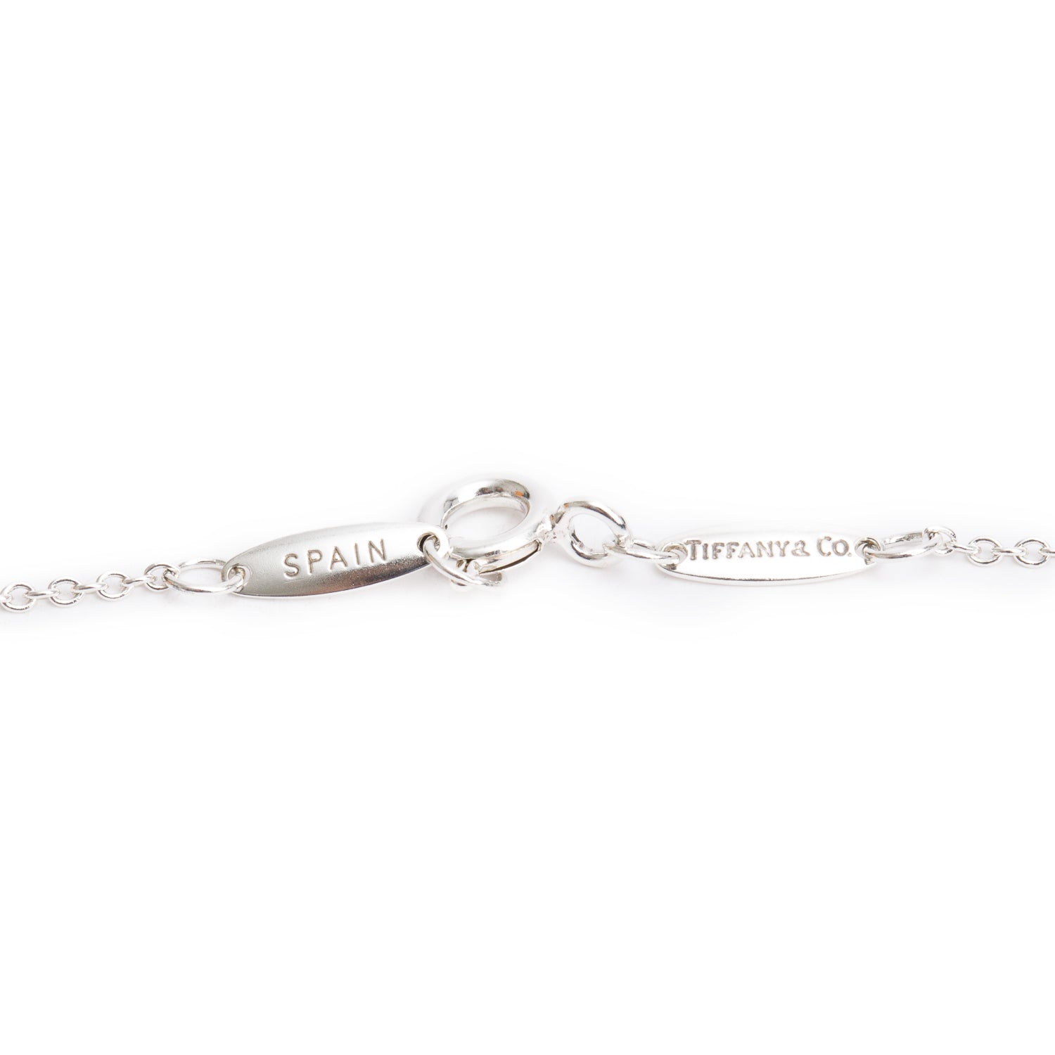 Tiffany & Co. Elsa Peretti Sterling Silver 16MM Eternal Circle Pendant Necklace