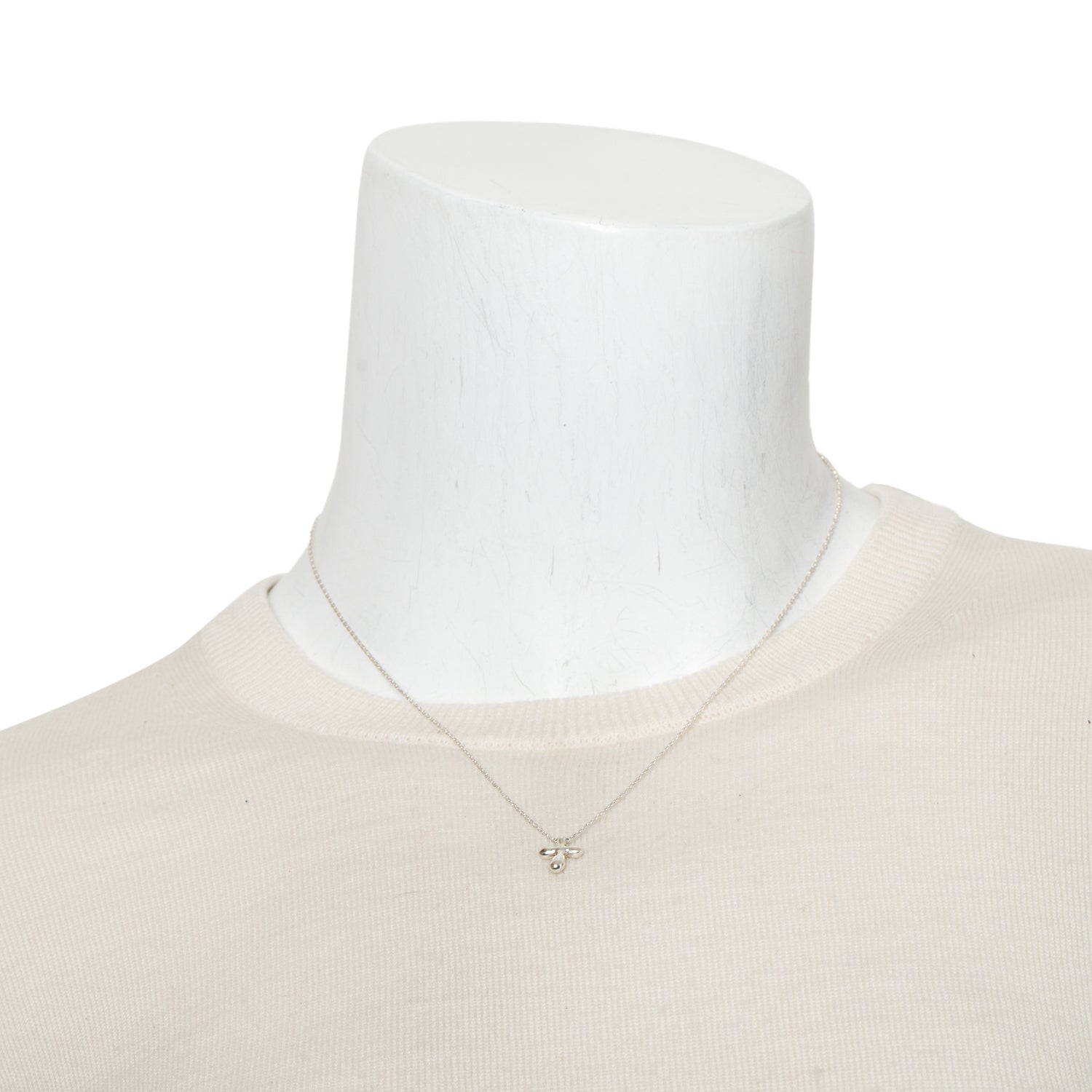 Tiffany & Co. Elsa Peretti  Sterling Silver 12MM Cross Pendant Necklace