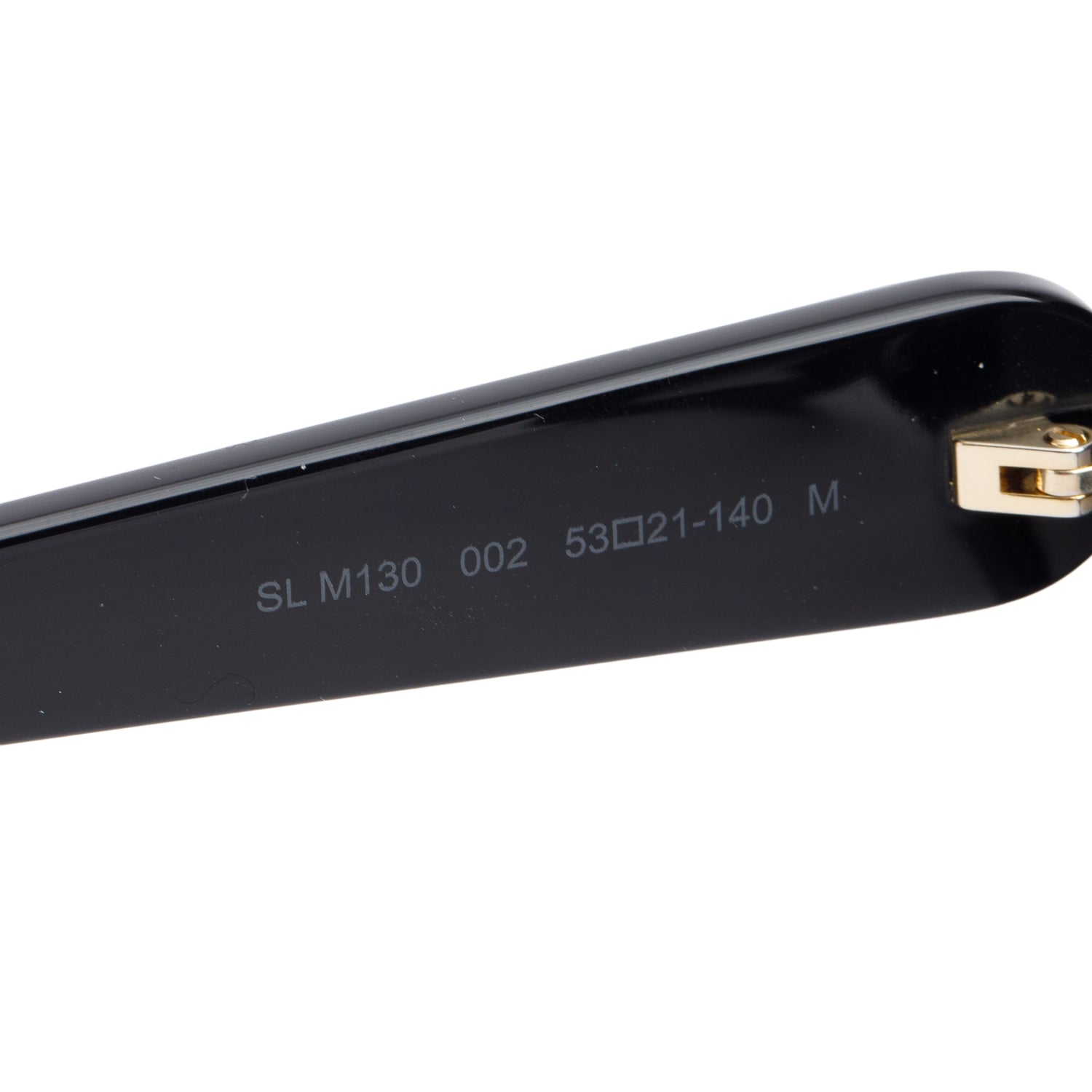 Saint Laurent SL M130 Black Acetate Pillow Rectangle Sunglasses w/ Case