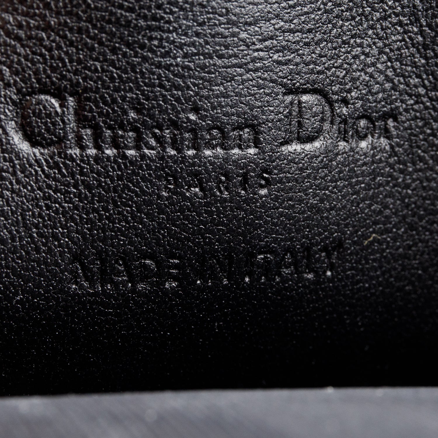 Christian Dior 2020 Black Cannage Lambskin Lady Dior Call'in Dior Phone Holder w/ Straps