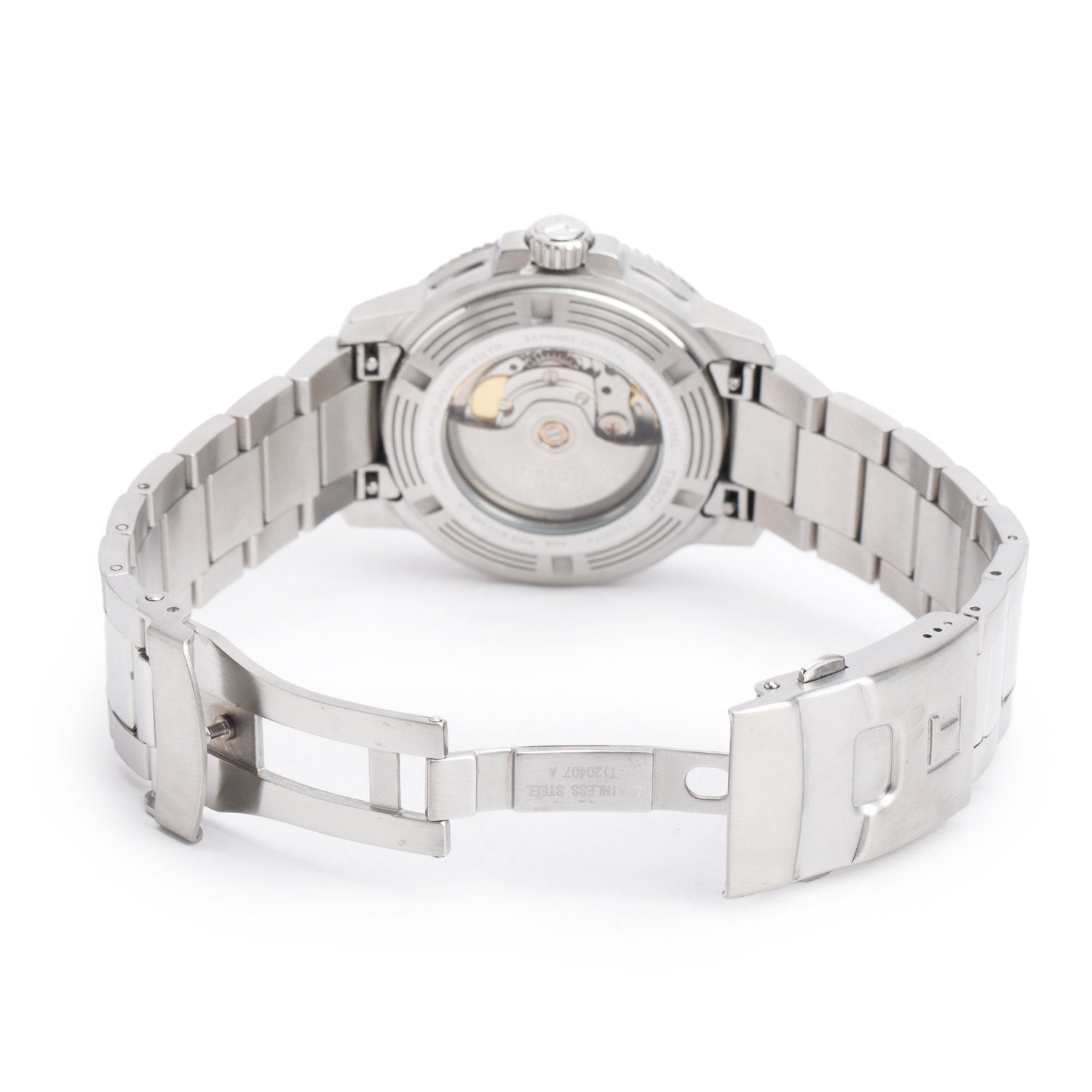 Tissot Stainless Steel Seastar 1000 Powermatic 80 43 MM Automatic Watch Grey Dial w/ Box & Papers