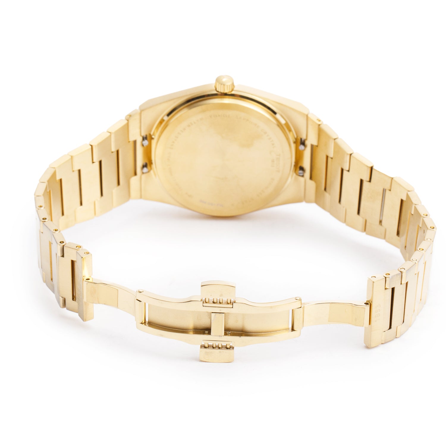 Tissot 2022 Gold-Plated Stainless Steel PRX 40 MM Quartz Watch Gold Dial w/ Box & Papers