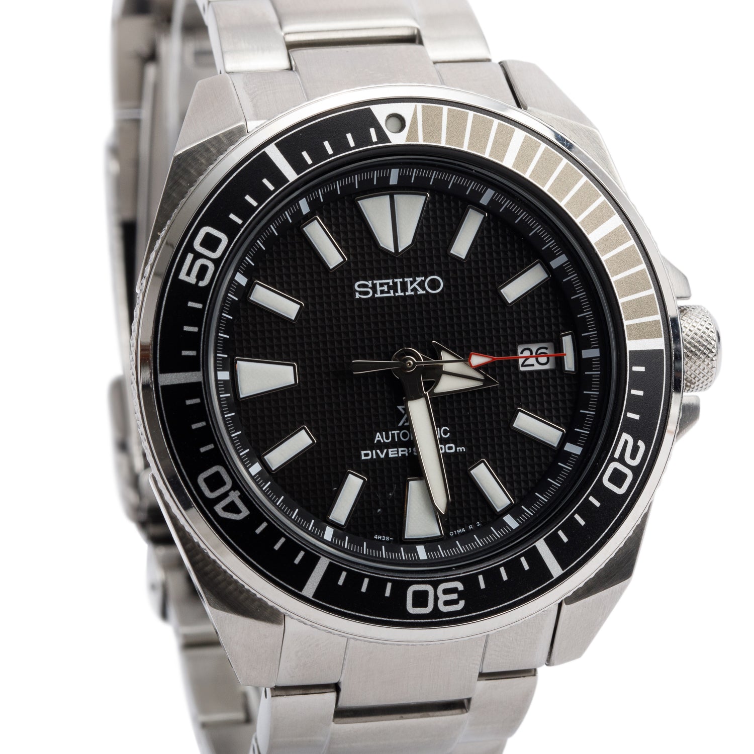 Seiko 2023 Stainless Steel Prospex 45 MM Automatic Watch Black Dial w/ Box & Papers