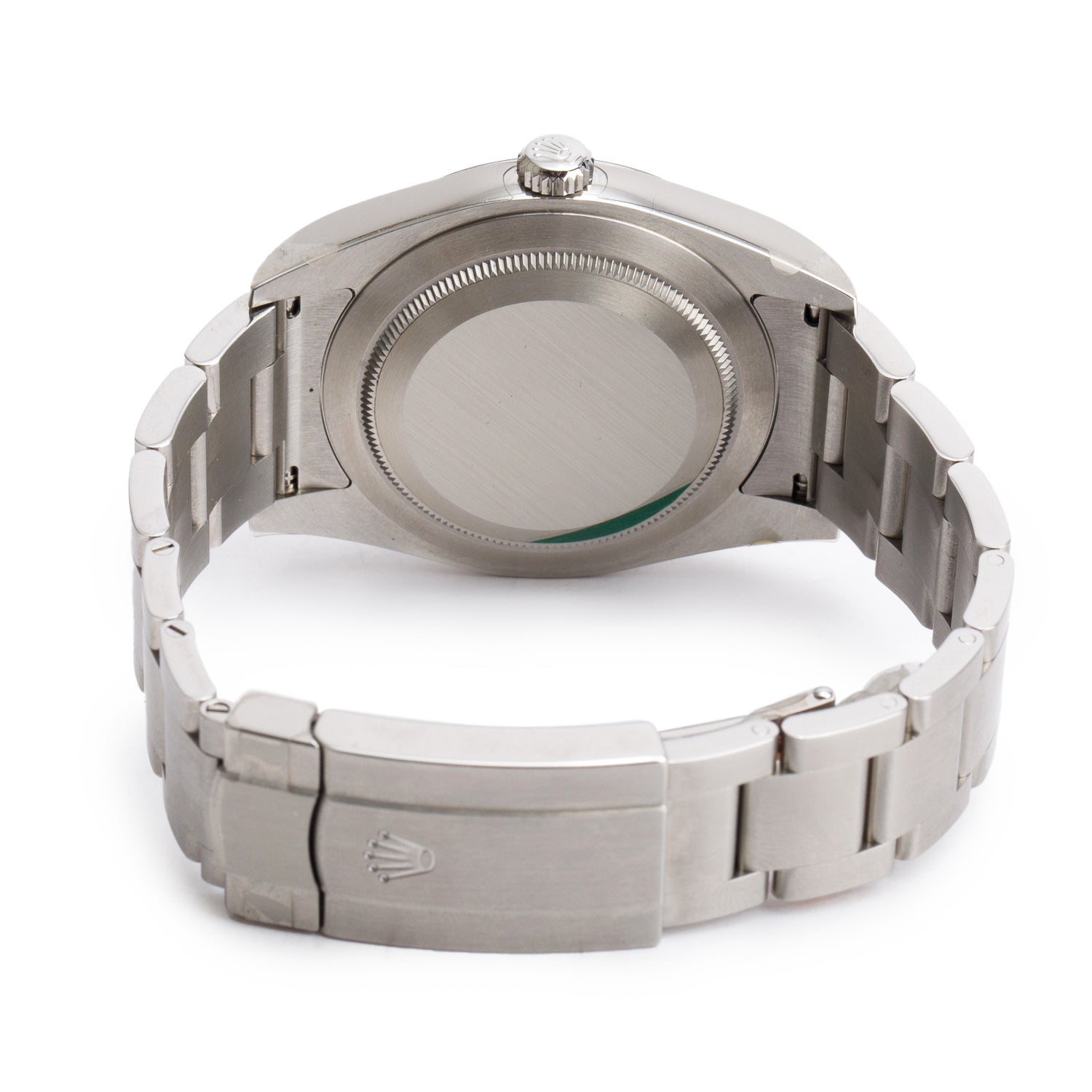 Rolex Stainless Steel Oyster Perpetual 39 MM Watch Blue Dial 114300 w/ Box & Papers