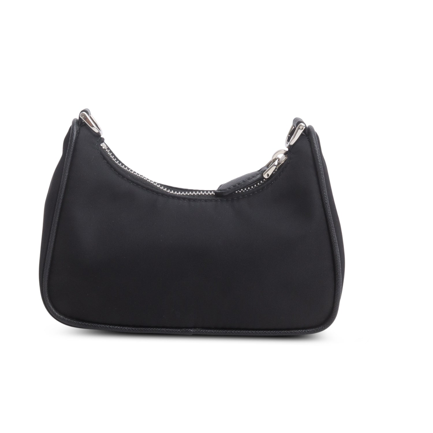Prada Black Nylon Re-Edition 2005 Mini Bag w/ Straps