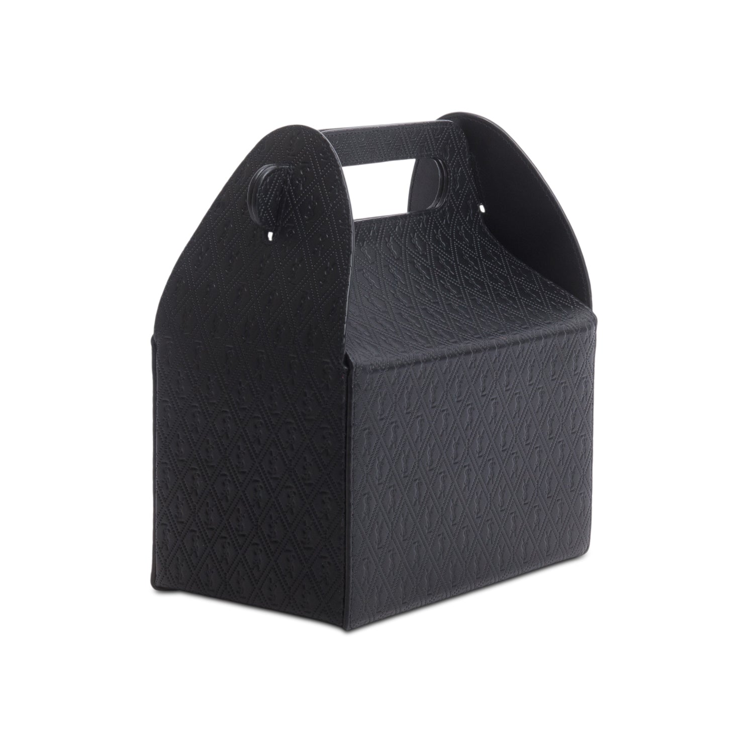 Saint Laurent 2023 Black Calfskin Monogram Take Away Box