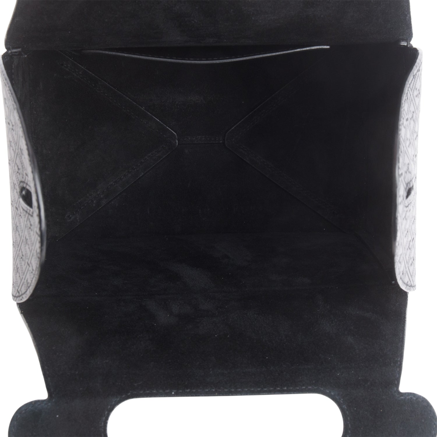 Saint Laurent 2023 Black Calfskin Monogram Take Away Box