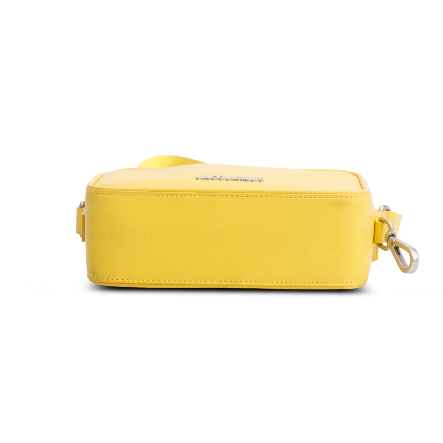 Jacquemus Yellow Calfskin Leather The Baneto Camera Bag
