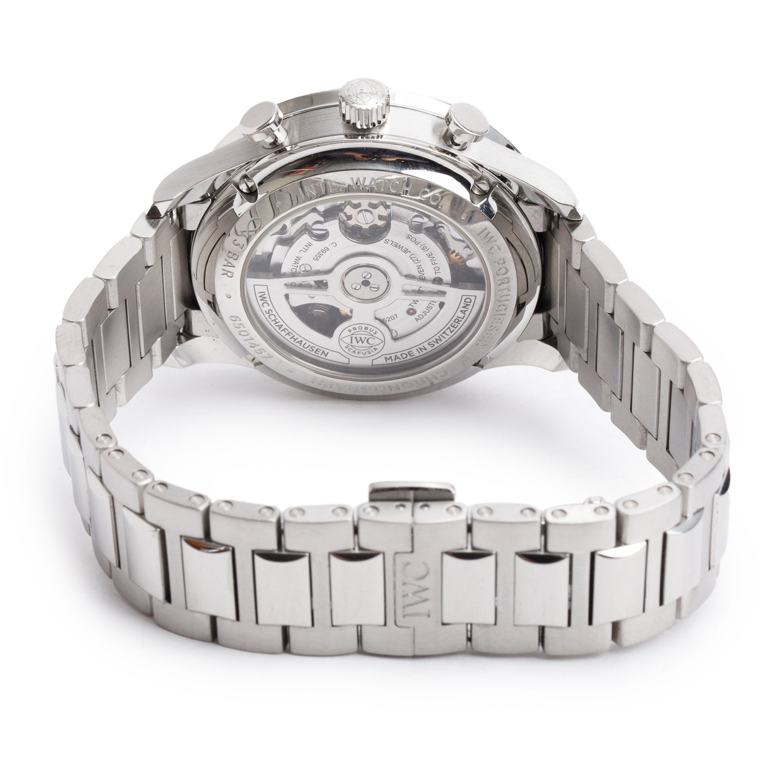 IWC 2024 Stainless Steel Portugieser Chronograph 41 MM Automatic Watch, Silver Dial  IW371617 w/ Box & Papers