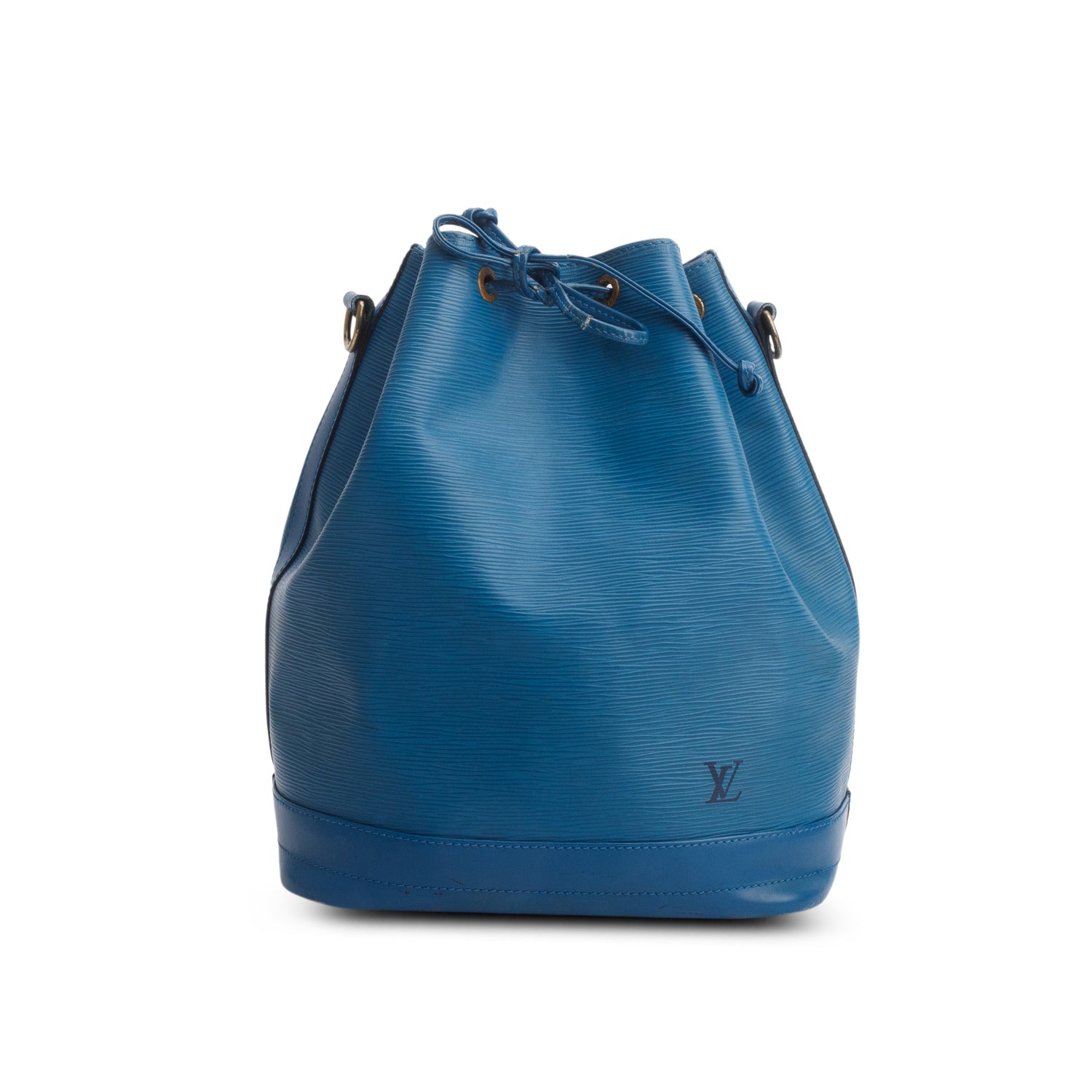 Louis Vuitton 1996 Blue Epi Leather Noe Bucket Bag