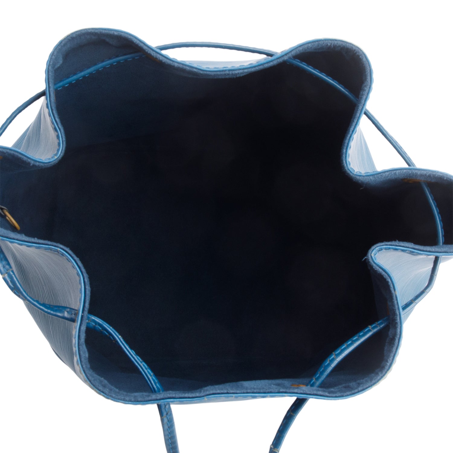 Louis Vuitton 1996 Blue Epi Leather Noe Bucket Bag