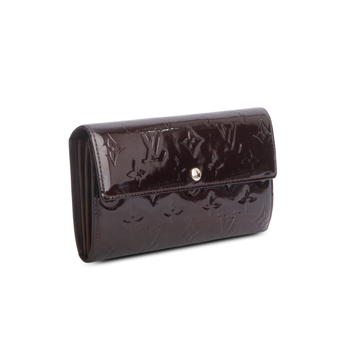 Louis Vuitton Amarante Vernis Sarah Wallet