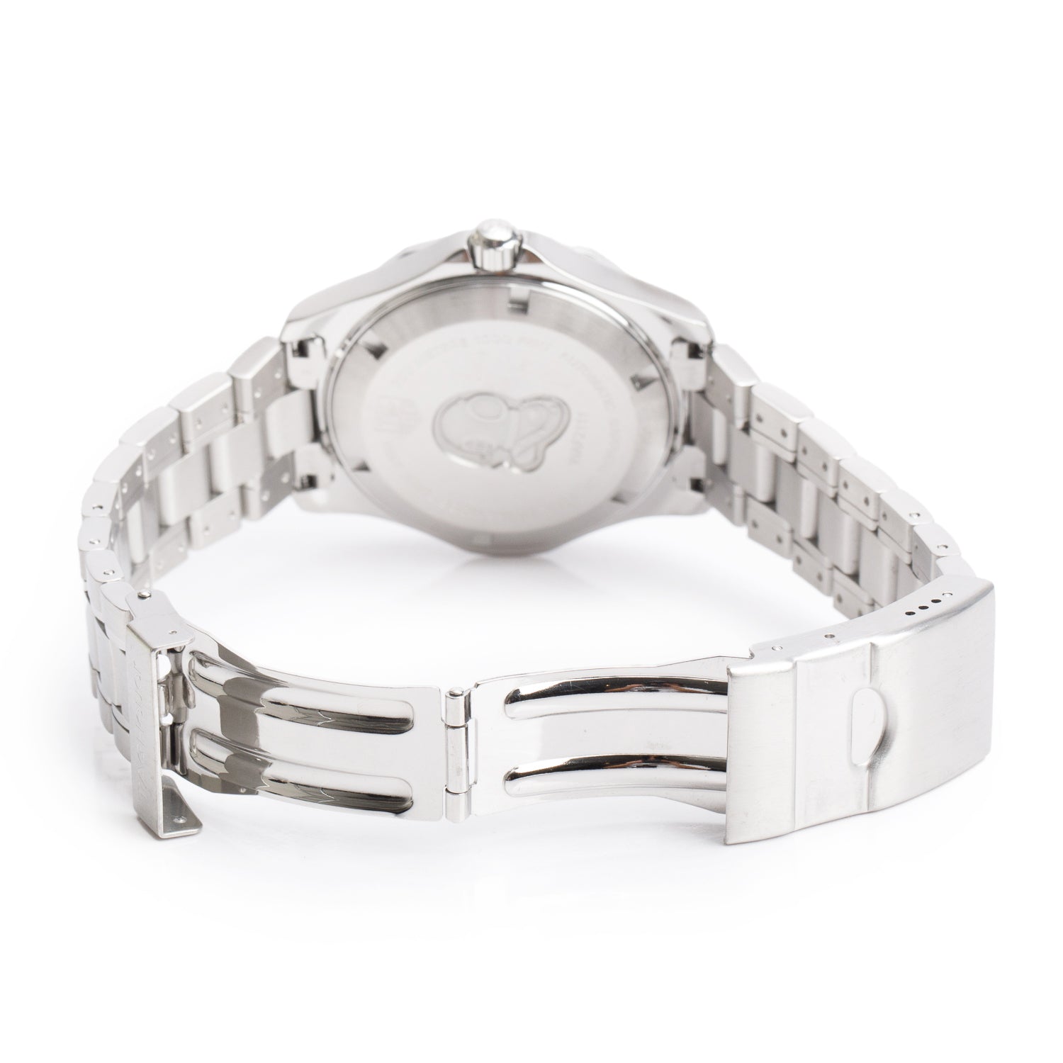 Tag Heuer Stainless Steel Aquaracer 2000 38.4 MM Automatic Watch Silver Dial WAF2111