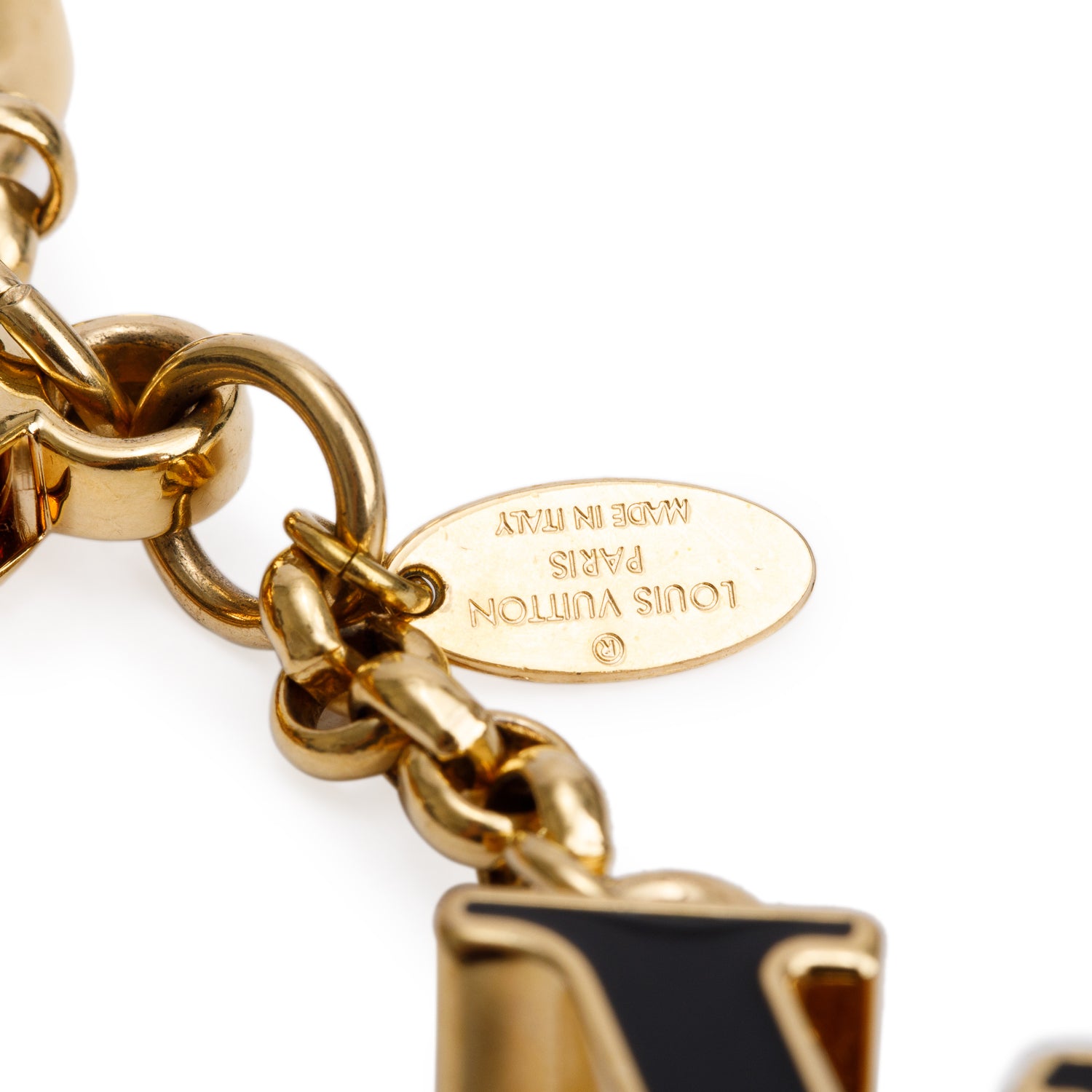 Louis Vuitton 2021 Gold-Tone Fleur de Monogram Bag Charm