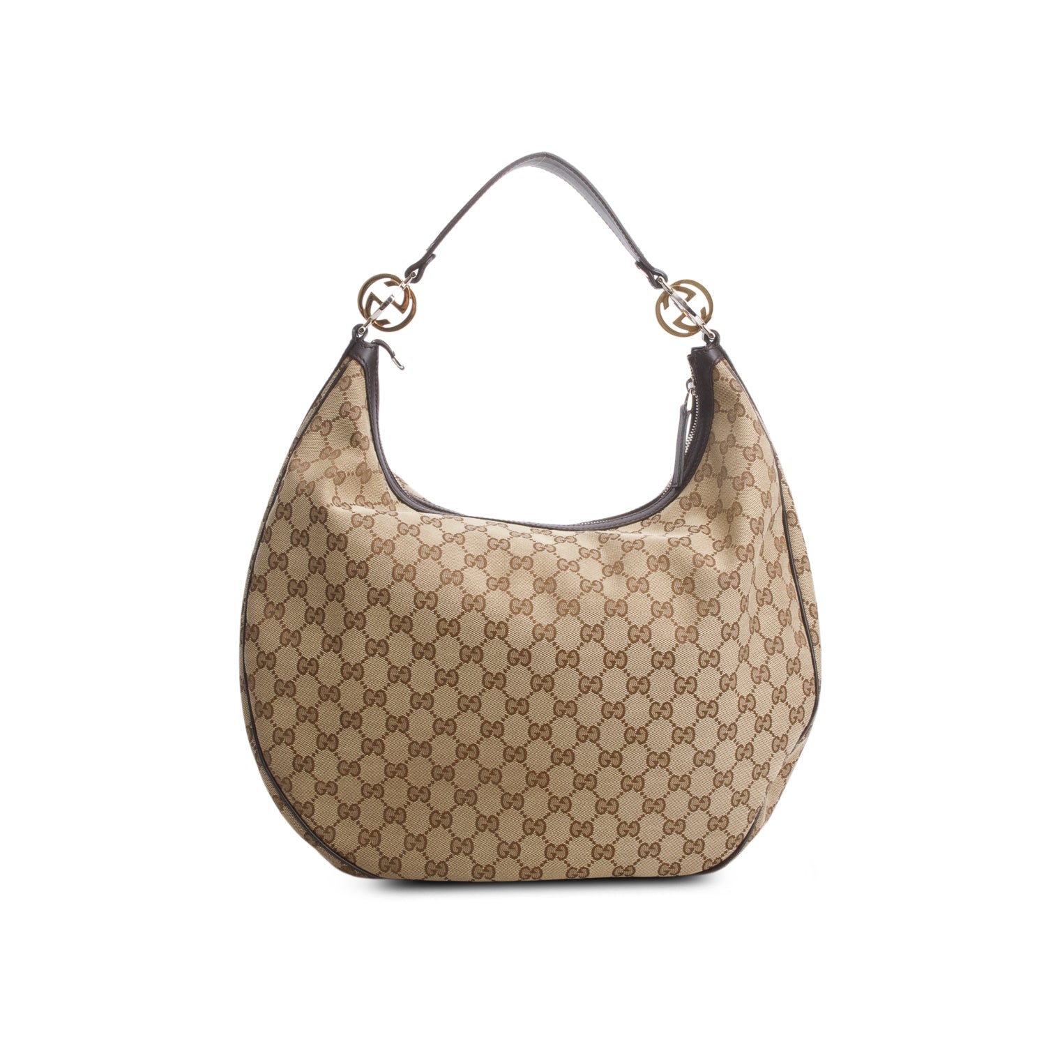 Gucci GG Supreme Monogram Medium Twins Hobo