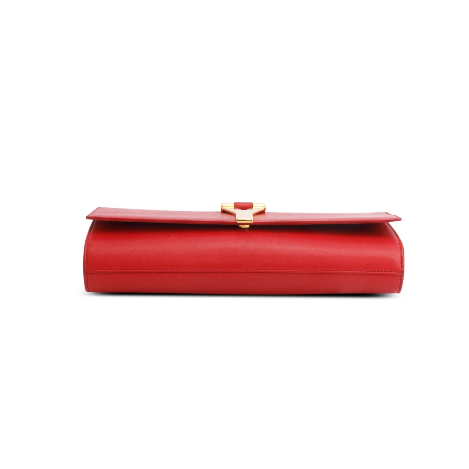 Saint Laurent Red Calfskin Classic Y Ligne w/ Strap