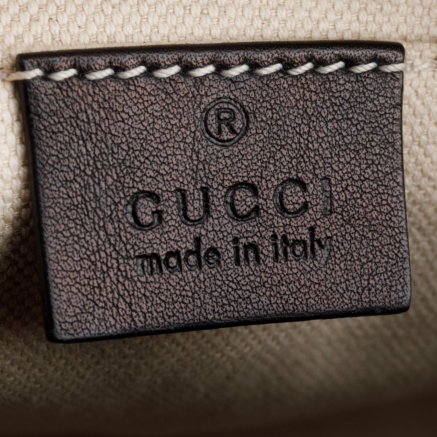 Gucci Black Soft Leather Signature Mini Bree Messenger Bag
