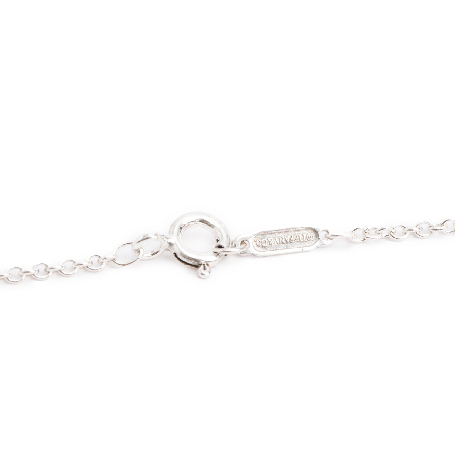 Tiffany & Co. Sterling Silver Return to Tiffany Heart Key Pendant Necklace