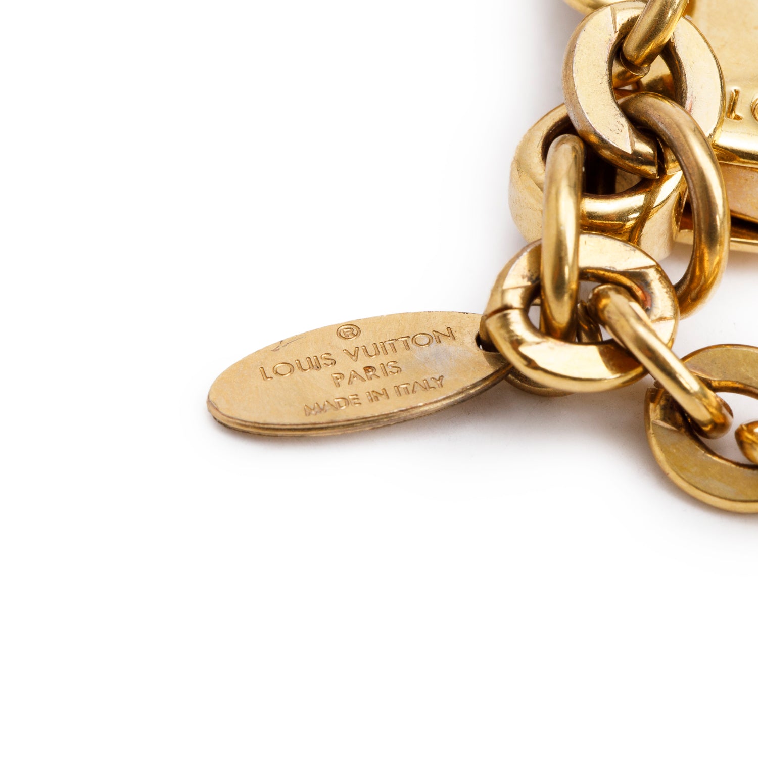 Louis Vuitton Gold-Tone Metal Pink Resin Bijoux Sac Mosaic Bag Charm