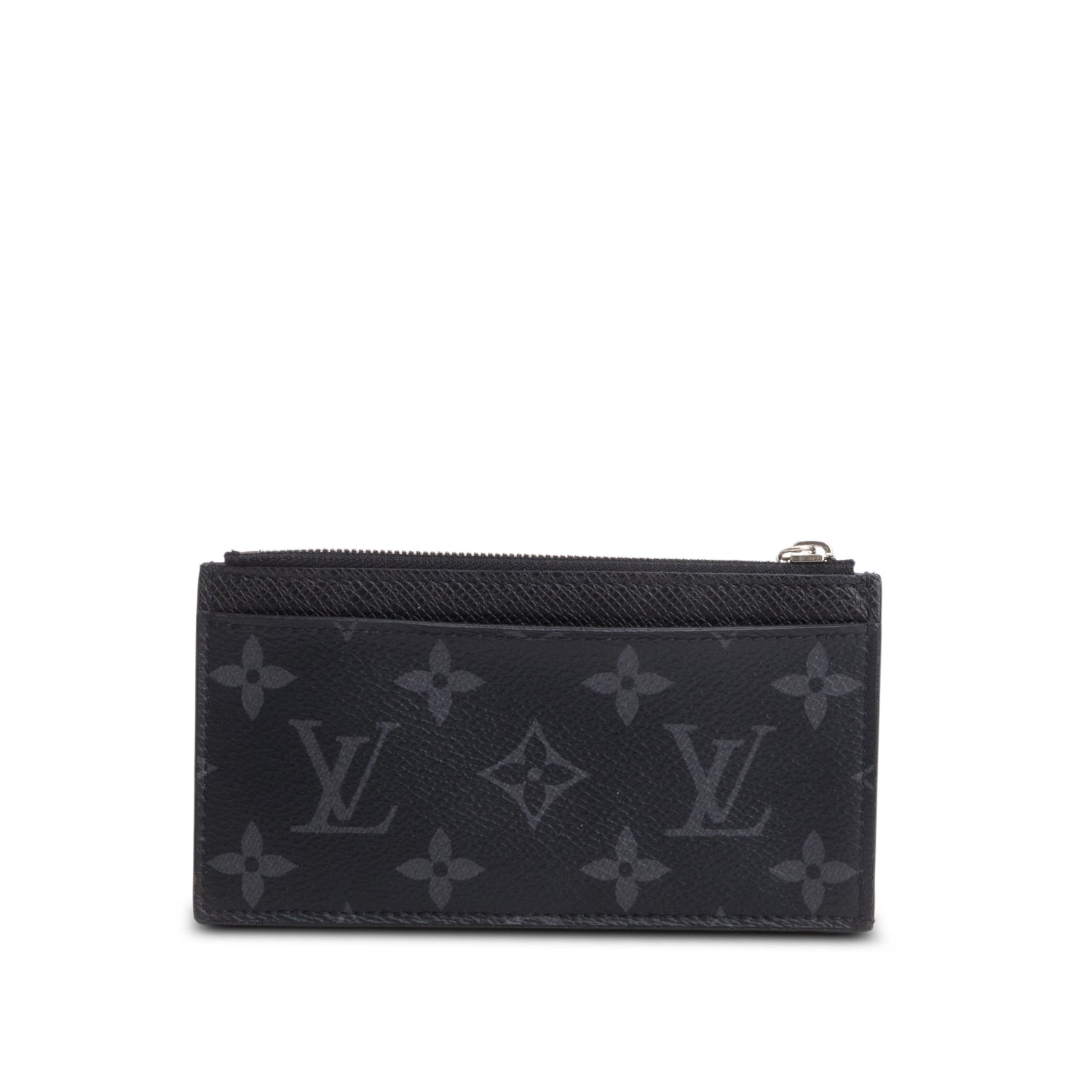 Louis Vuitton 2020 Monogram Eclipse Taiga Coin Card Holder