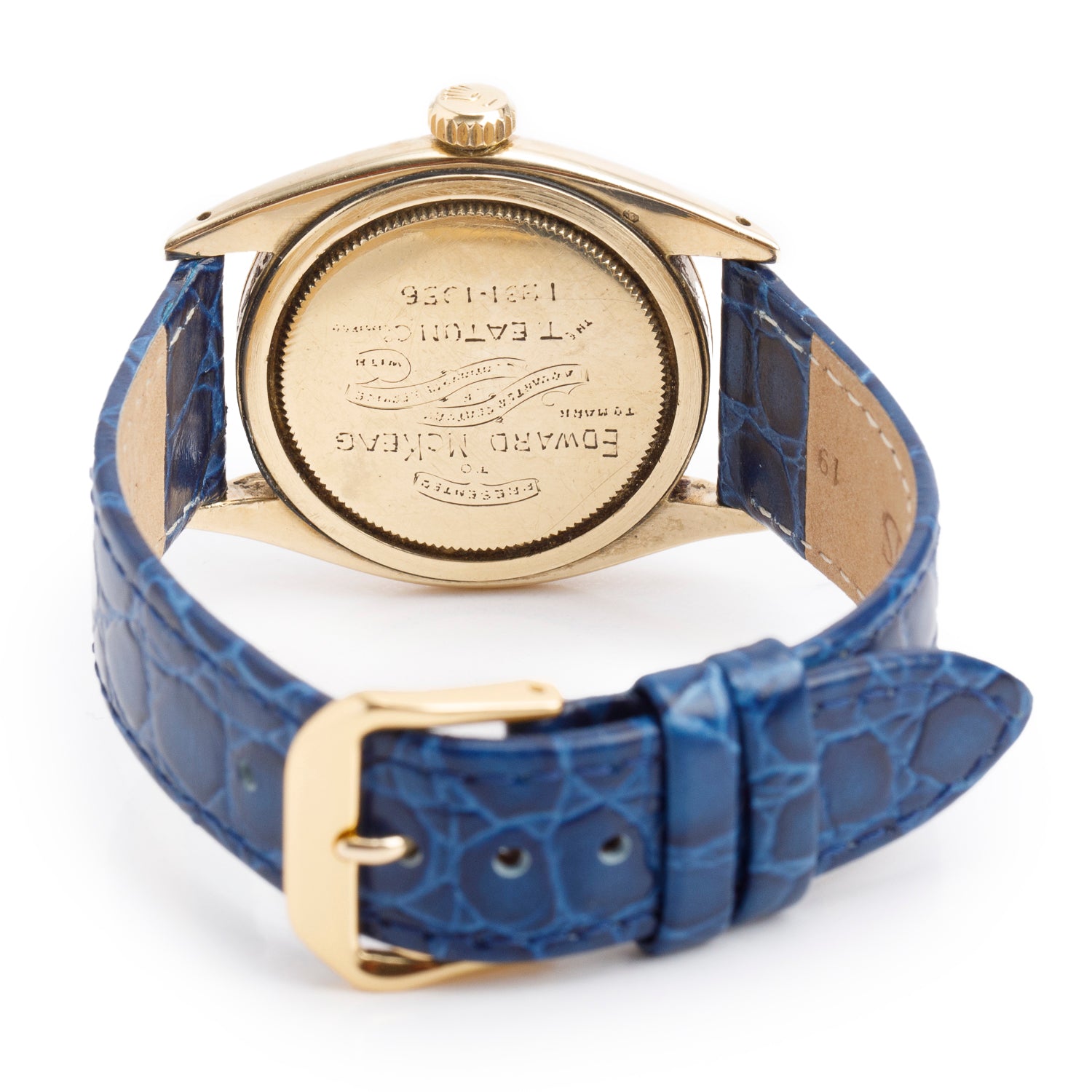 Rolex Vintage 14k Yellow Gold Oyster Precision Eaton 1/4 Century Club 34 MM Manual Watch 6022