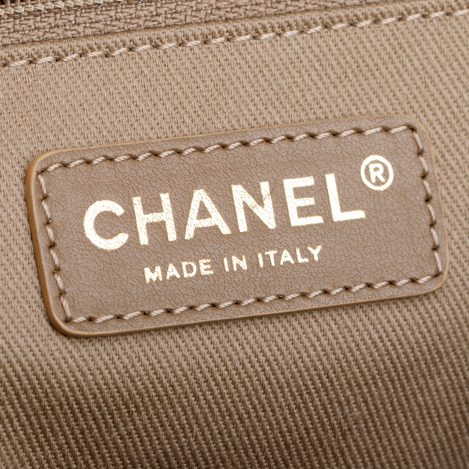 Chanel Multicolor Straw Raffia Calfskin Striped Medium Deauville Tote