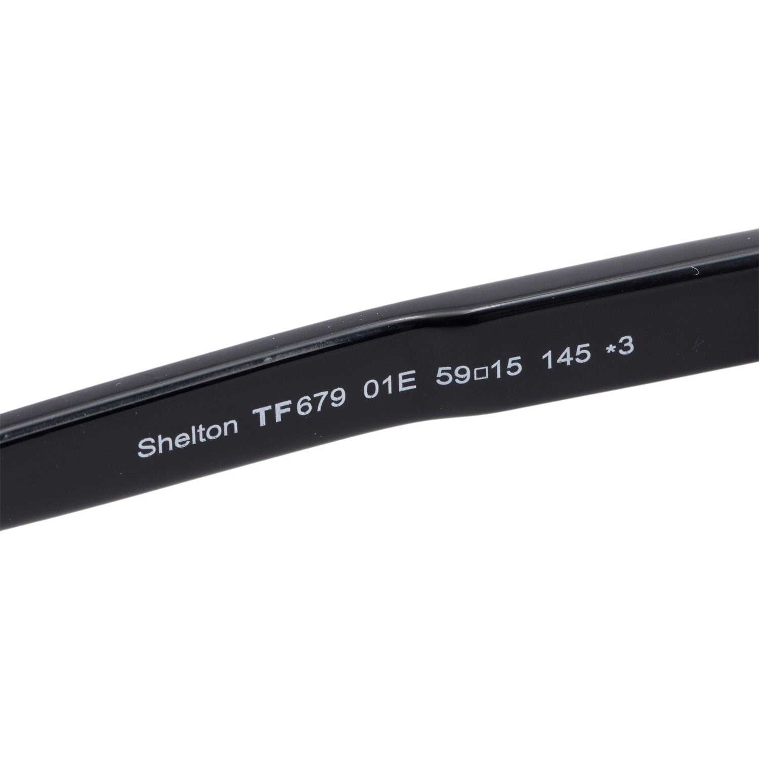 Tom Ford TF 679 Black Acetate Shelton Square Sunglasses