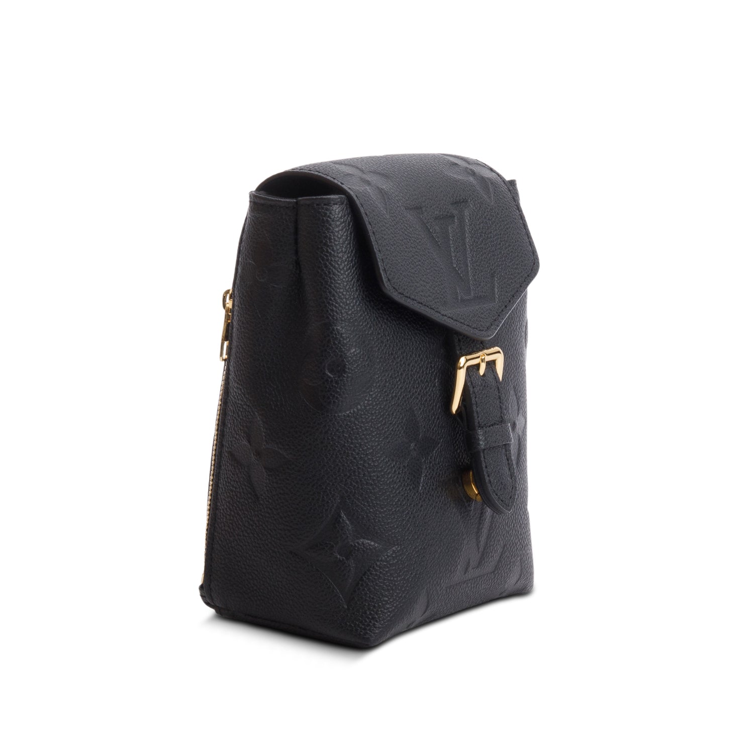Louis Vuitton Black Empreinte Monogram Giant Tiny Backpack w/ Box