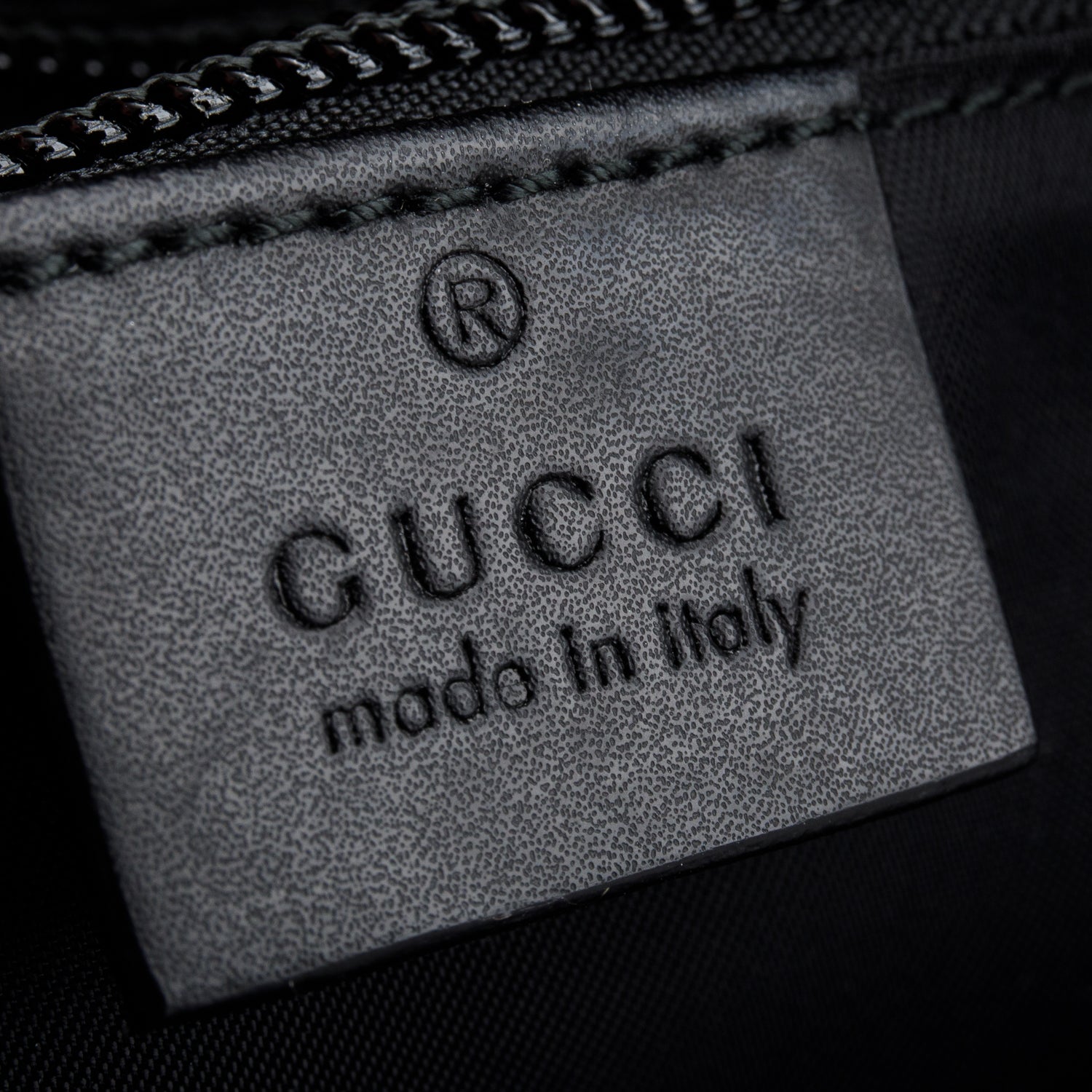 Gucci Black Techno Canvas Web Backpack