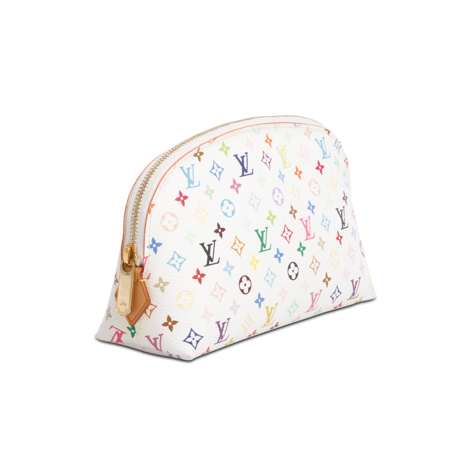 Louis Vuitton White Monogram Multicolor Cosmetic Pouch