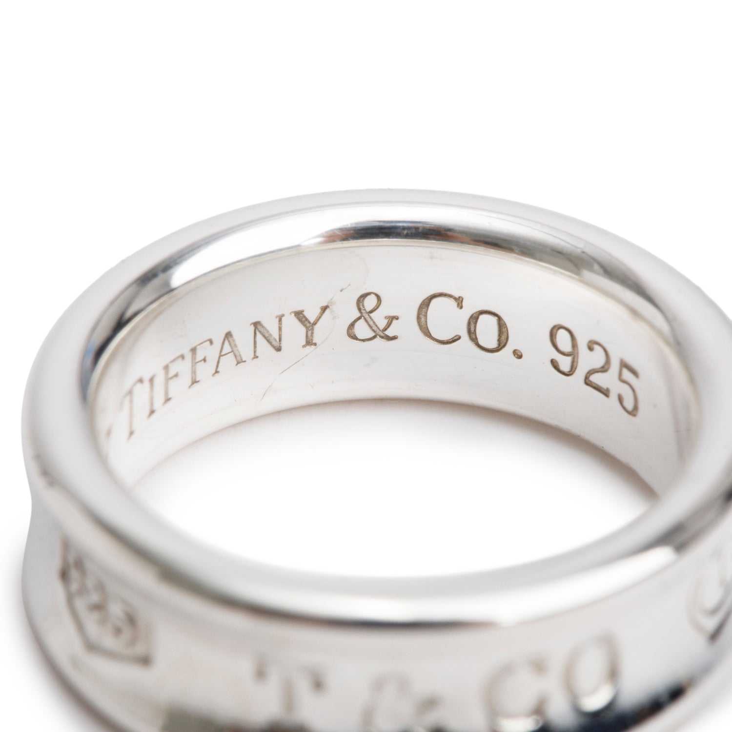 Tiffany & Co. Sterling Silver Medium 1837 Ring, Size 6