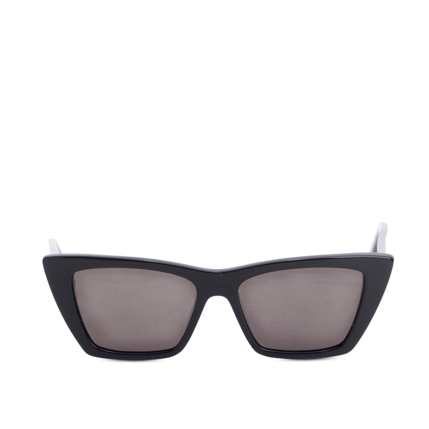 Saint Laurent SL 276 Black Acetate Mica Cat Eye Sunglasses w/ Case