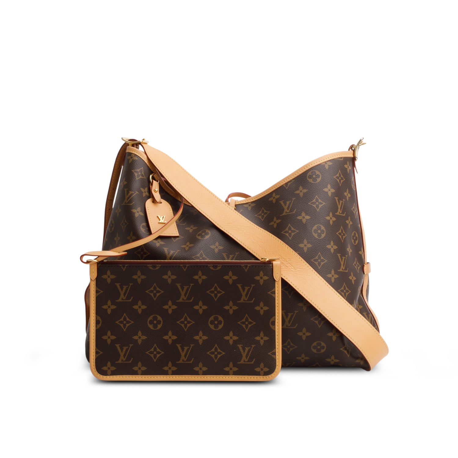 Louis Vuitton Monogram CarryAll MM w/ Pouch